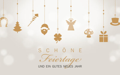 Fröhliche Weihnachten und einen guten Start ins neue Jahr!