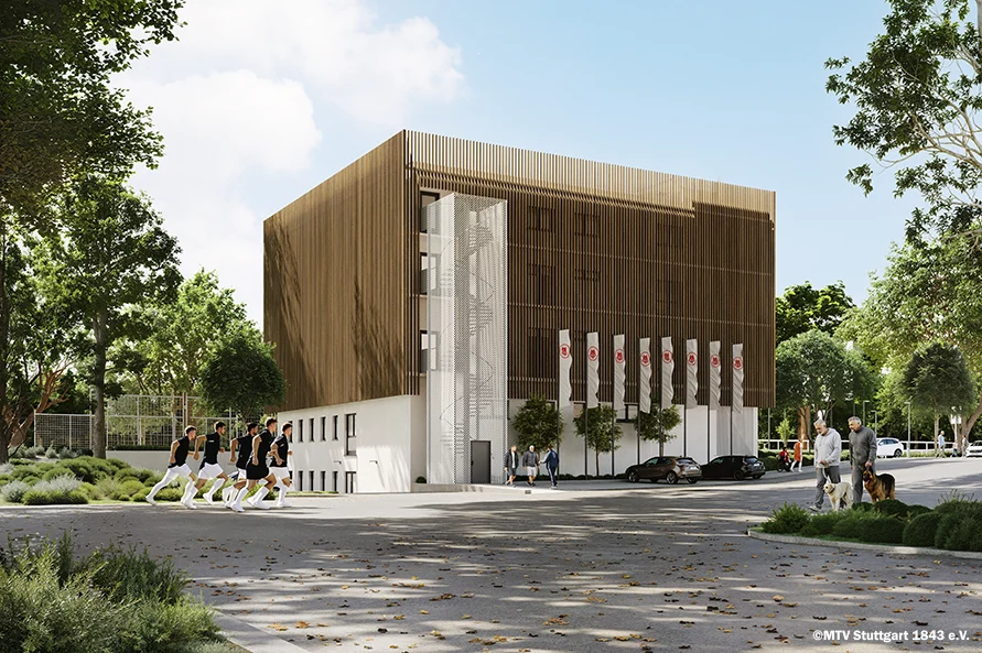 Neubauprojekt Multifunktionsgebäude des MTV Stuttgart